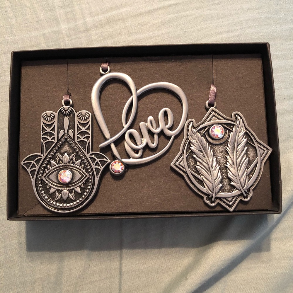 Set of 3 Alex and Ani Ornaments